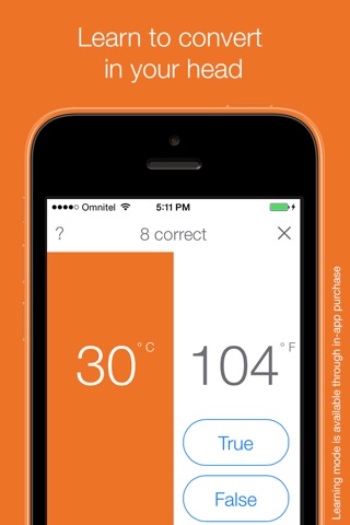 Dgrees - Celsius & Fahrenheit Converter screenshot 2