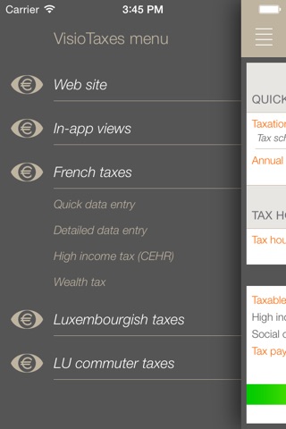 Impôts UE screenshot 4