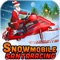 Snowmobile Santa Racing