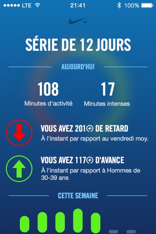 Nike+ Fuel screenshot 2