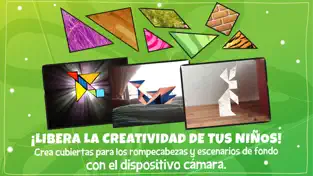 Captura 2 Los Niños Pequeños Garabatean y Descubren: Navidad, Rompecabezas Tangram Gratis iphone