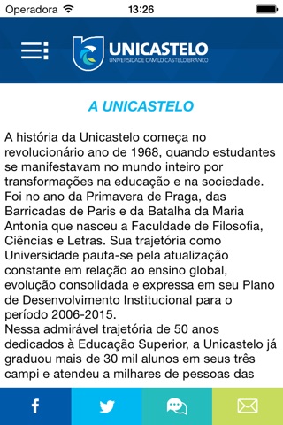 Unicastelo Vestibular 2015 screenshot 3