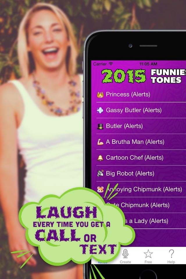 Free 2015 Funny Tones - LOL Ringtones and Alert Sounds screenshot 4
