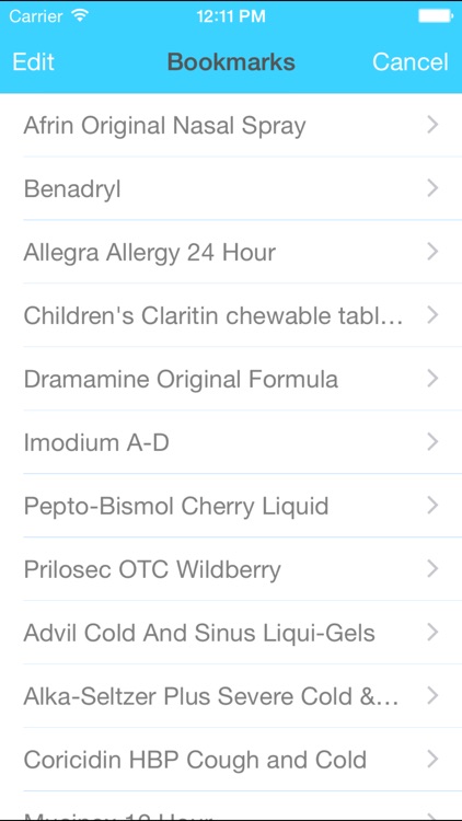 OTC Assistant - over the counter drugs by symptom, brand name, or ingredient screenshot-3