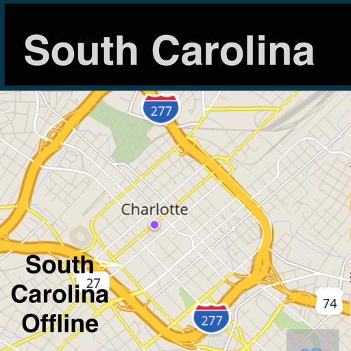 South Carolina Offline Map with Real Time Traffic Cameras