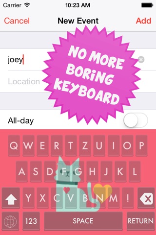 CoolBoard - Keyboard with Animated Backgrounds screenshot 4