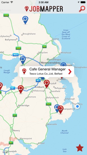JobMapper: Job Search by Map Location(圖1)-速報App