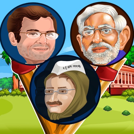 Modi Kejriwal Rahul - A Political Game for Fun