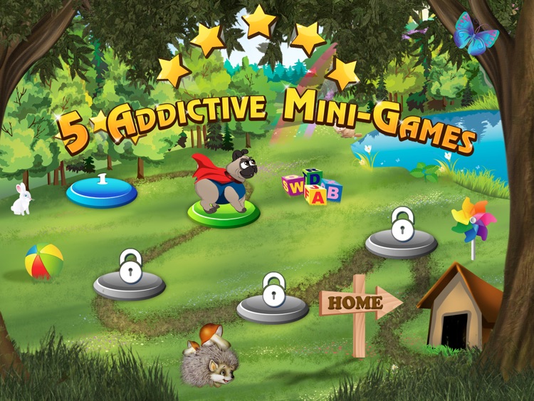 A Smart Doggies Adventure educational game for smallest kids free