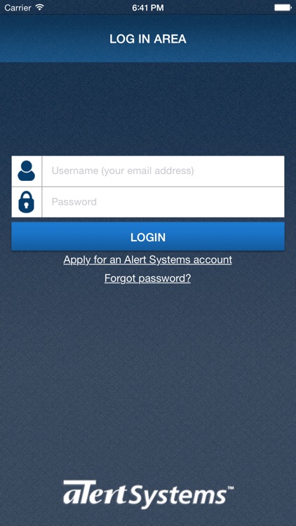 AlertSystems App