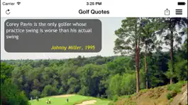 Game screenshot Golf Quotes apk