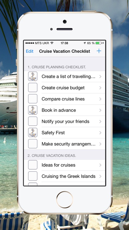 Cruise Vacation Checklist