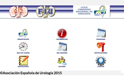 LXXX Congreso Nacional de Urología 2015 screenshot 2