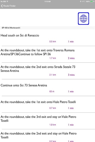 Siena Offlinemaps with RouteFinder screenshot 4