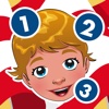 Around the World Counting Game for Children: learn to count 1 - 10