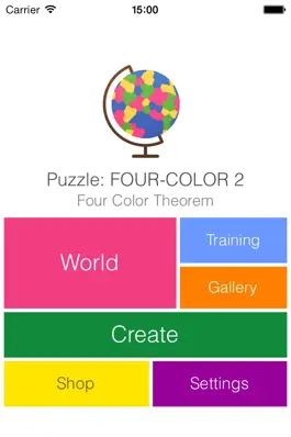 Game screenshot FourColor2 - Puzzle of Four Color Theorem - World Map Edition mod apk