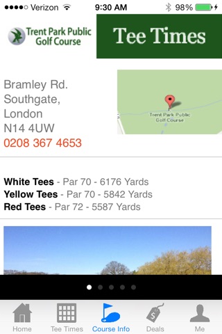 Trent Park Golf Tee Times screenshot 3