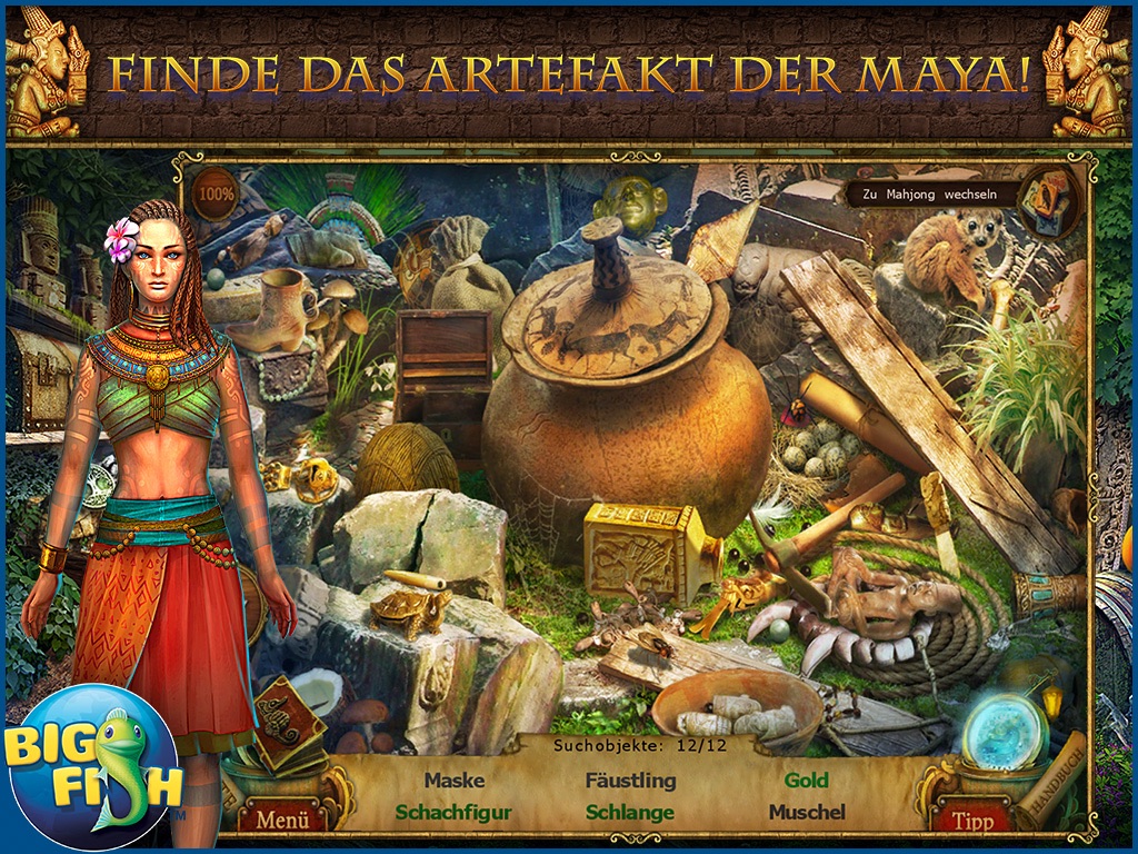 Mayan Prophecies: Cursed Island HD - A Hidden Objects Puzzle Adventure screenshot 2