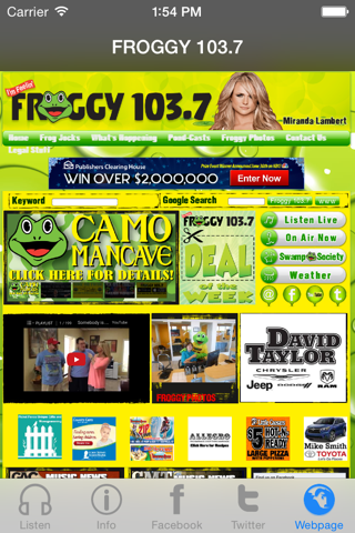 Froggy 103.7 FM screenshot 3