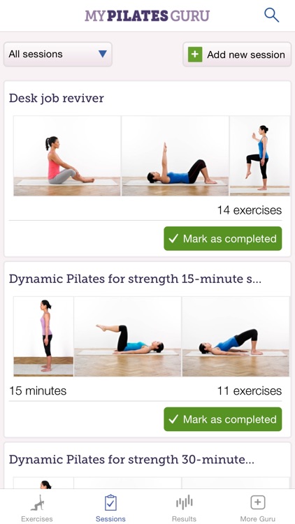 My Pilates Guru: Pilates exercises for fitness, well-being and relaxation screenshot-3