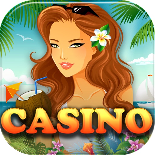 A Slots of Beach Paradise Vacation 777 (Lucky Tiki Torch Casino) - Fun Slot Machine Games Free