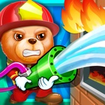 Fireman Hero - Animal Rescue  Fire House Kids Games
