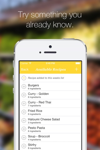 Dinner Plans - The Simple Meal Planner screenshot 2