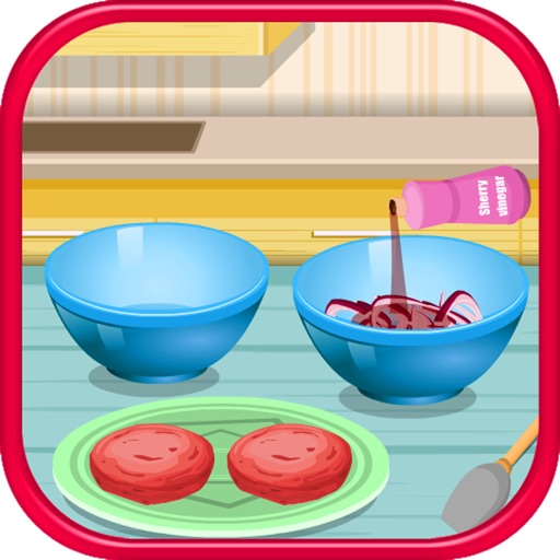 Cooking Master Barbecued Burger Icon