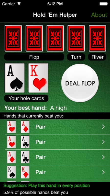 Cheat Turn Texas Holdem Poker
