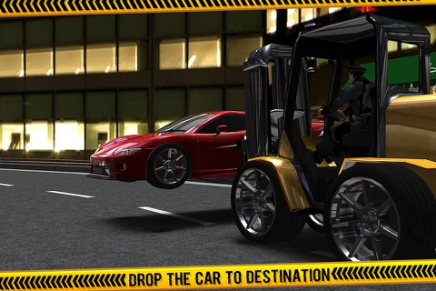 Police Forklift vs Car Traffic screenshot 4