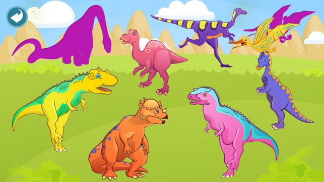 Dinosaur Shape Puzzle - Preschool and Ki