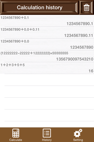 ChocolateCalculator screenshot 2