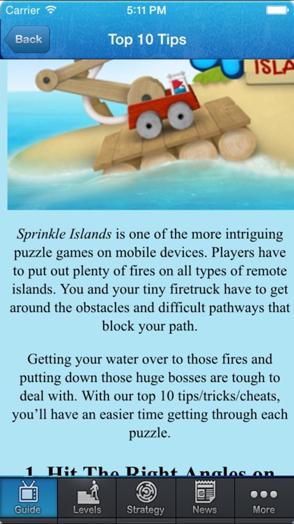 Sprinkle Islands, Software