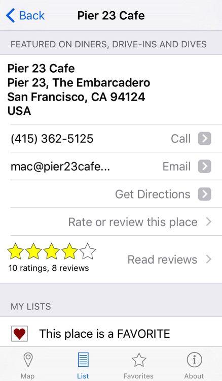 TV Diner - Places from DDD, MvF and more