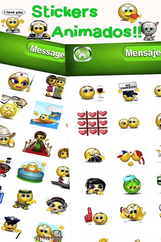 3D Stickers Lite, Messages screenshot 2