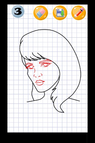 Drawing Lesson Face Human screenshot 3