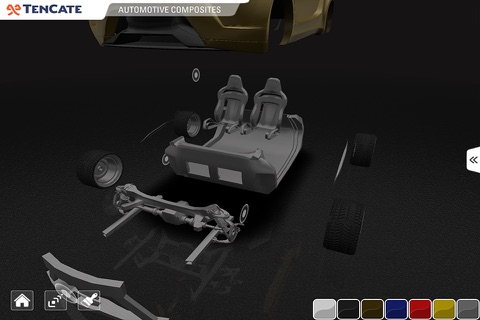 TenCate Advanced Composites - 3D car explorer screenshot 3