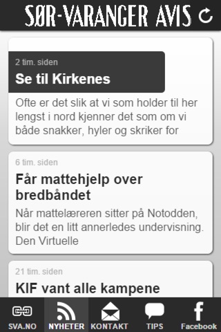 Sør-Varanger Avis screenshot 2