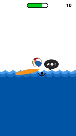 Stickman Surfer ~ Falling Beach Balls in the Circle Surfer B(圖2)-速報App