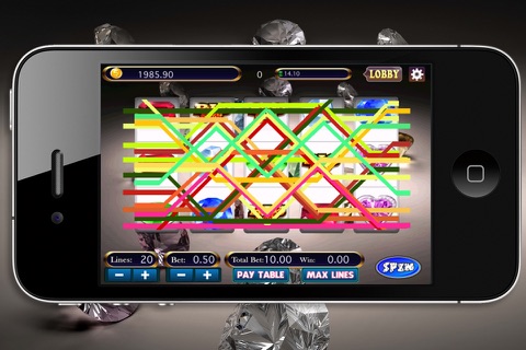 Mega Diamonds Slots Machine screenshot 3