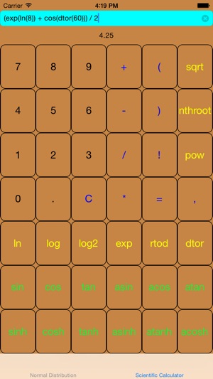 Scientific Calculator With Normal/Gaussian Distribution(圖2)-速報App