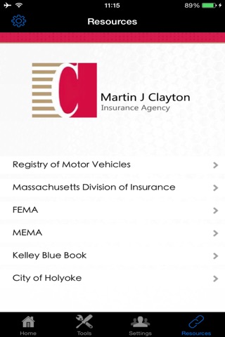 Martin J Clayton Insurance screenshot 2