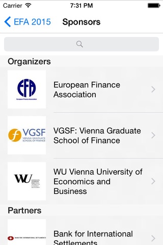 EFA 2015, European Finance Association 42nd Annual Meeting screenshot 4