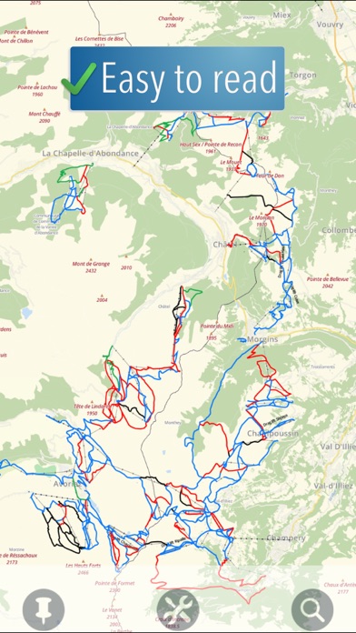 Portes du Soleil Ski Map Screenshot 1