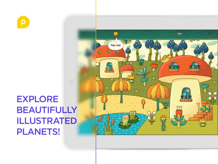 Peekaboo Universe - Find Aliens on the different planets. Funny hide and seek game for toddlers