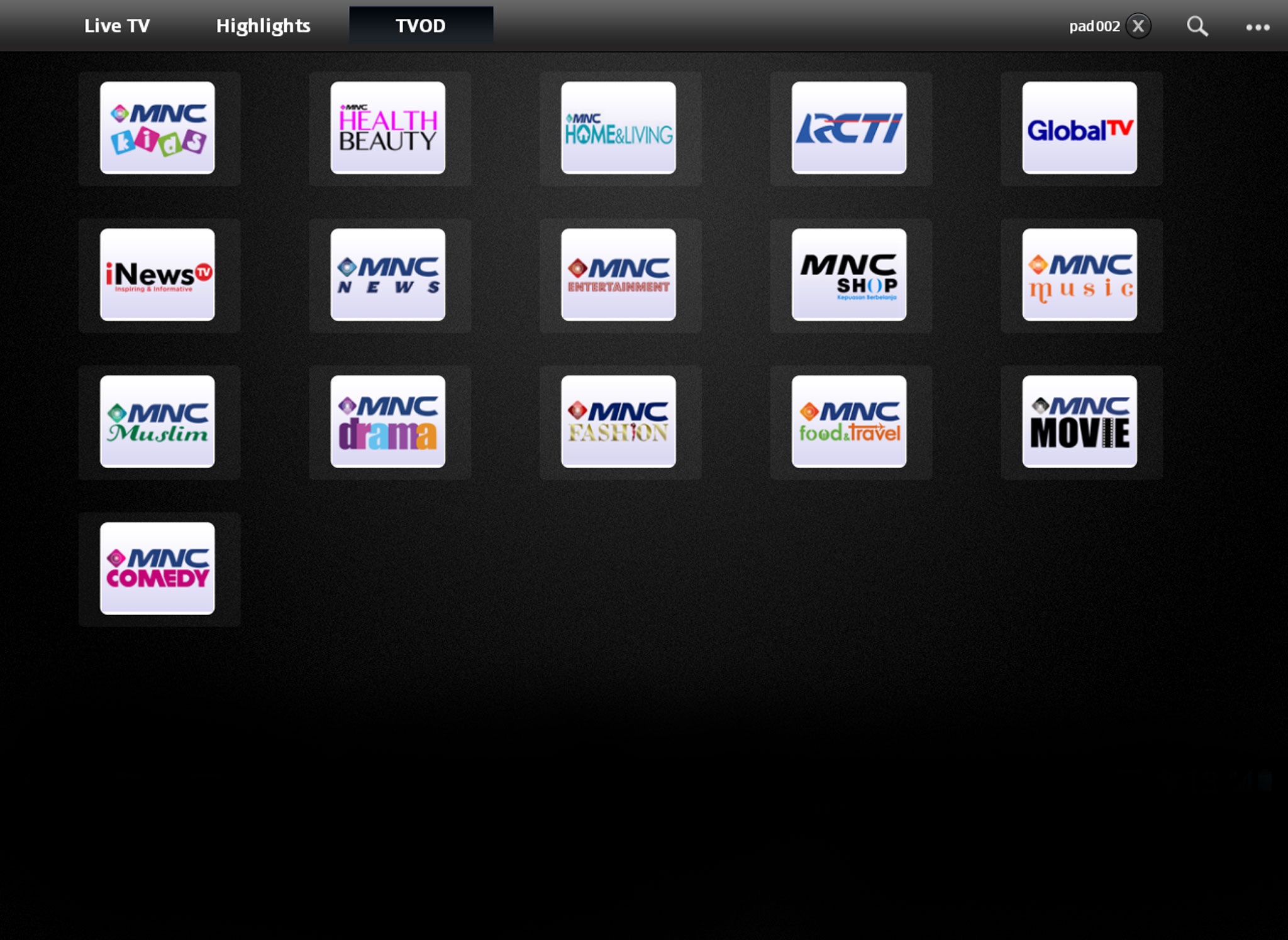 Indovision Anywhere screenshot 2