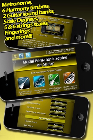 Guitar Modal Pentatonic Scales screenshot 4