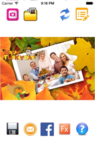 Thanksgiving Photo - make special thankful photo - Free screenshot 3