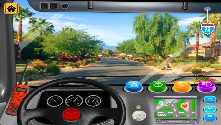 Kids Vehicles 1: Interactive Fire Truck - 3D Games for Little Firefighters and Drivers of Firetrucks by Abby Monkey® screenshot-3