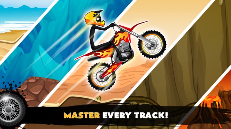 Stickman Bike Hill Race Free Addictive Rider Run screenshot-4